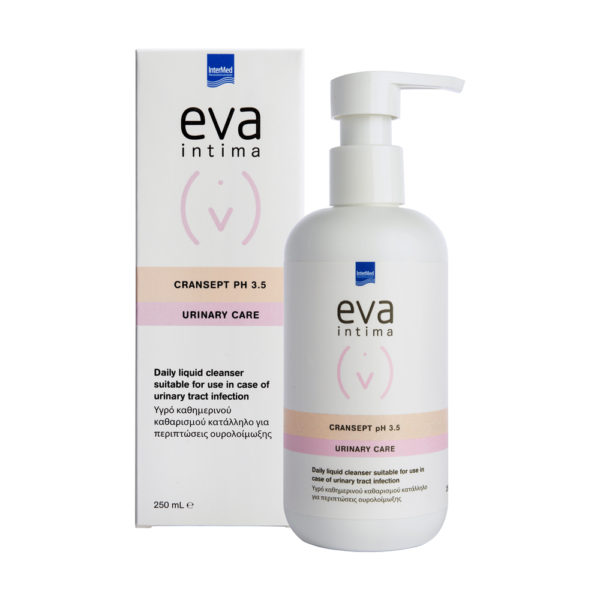 Intermed Eva Intima Wash Cransept 250ml απαλό καθαριστικό ευαίσθητης περιοχής με κράνμπερι