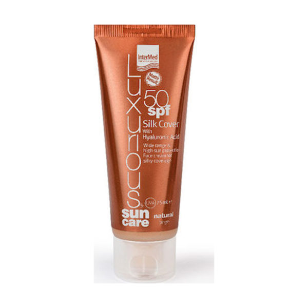 Intermed Luxurious Sun Care Silk Cover 75ml αντηλιακή προσώπου με χρώμα (ανοιχτό)