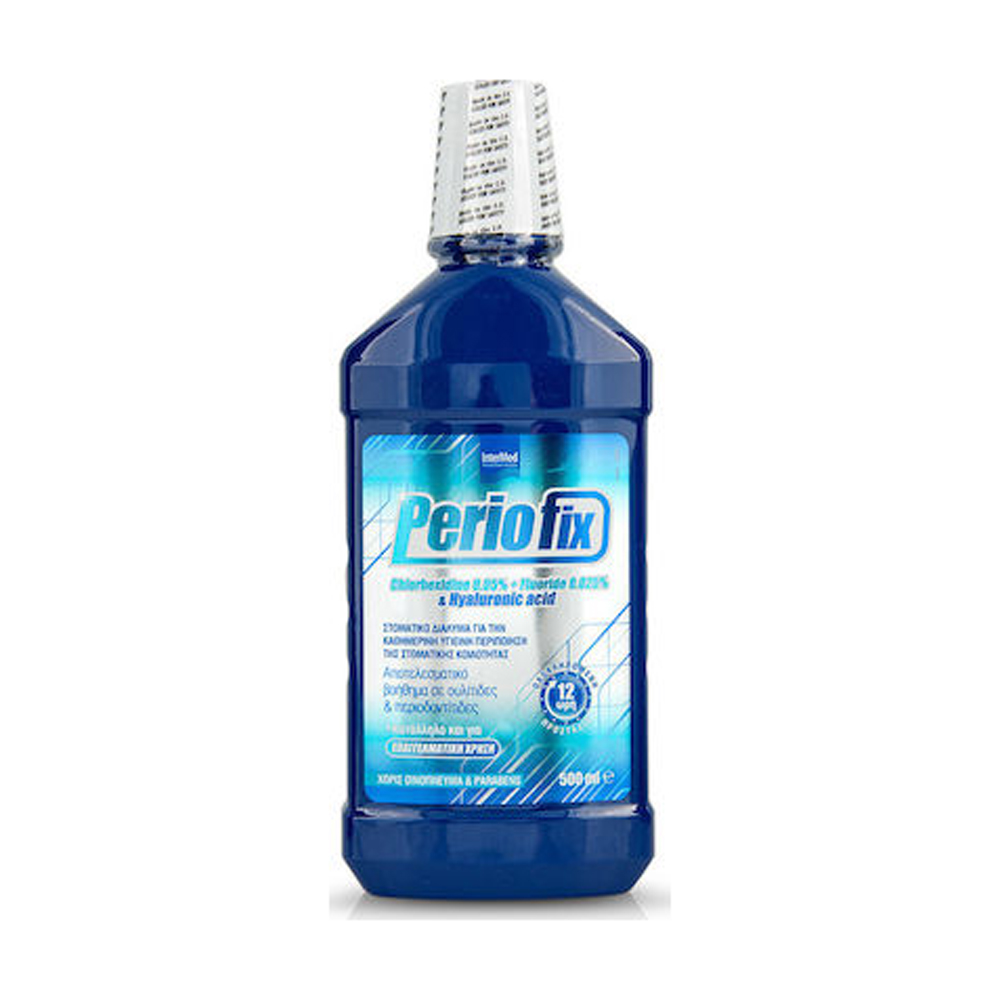 Intermed Periofixmouthwash 500ml φθοριούχο στοματικό διάλυμα καθημερινής χρήσης
