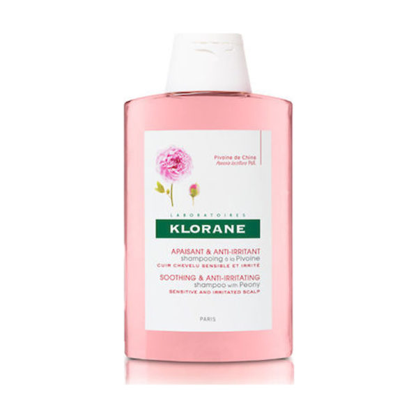 Klorane Shampooing Pivoine 200ml σαμπουάν για ερεθισμένο/ευαίσθητο τριχωτό με παιώνια