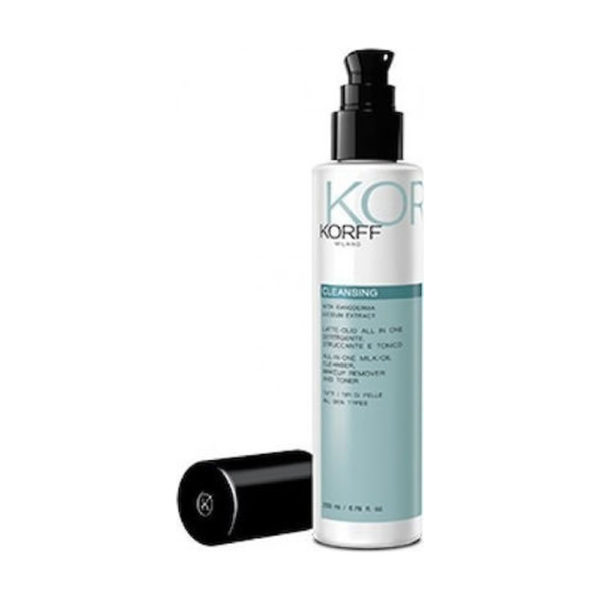 Korff Cleansing All-In-Onemilk/ Oilmake Up Remover & Toner 200ml γαλάκτωμα/λάδι 3 σε 1