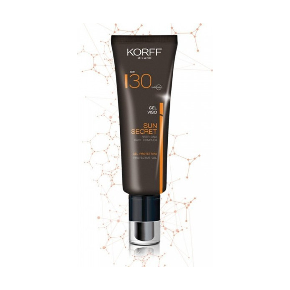 Korff Sun Secret Protective Gel Spf30 50ml τζελ αντηλιακή κρέμα προσώπου