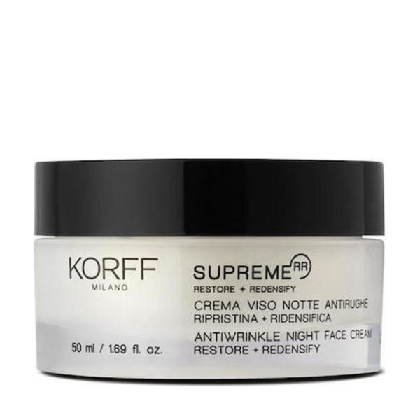 Korff Supreme Anti-Wrinkle Night Cream Rr 50ml κρέμα νύχτας απόλυτης αντιγήρανσης