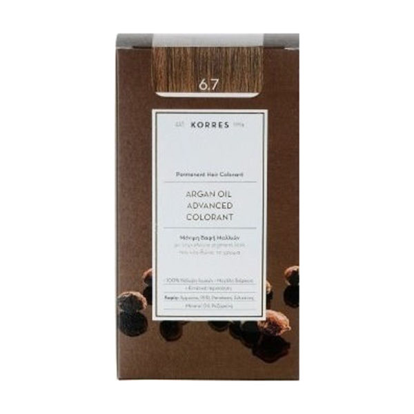 Korres Argan Oil Advanced Colorant Cocoa κακάο ν 6.7