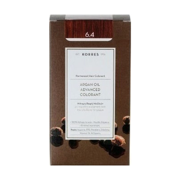 Korres Argan Oil Advanced Colorant Cop. Dark Blon. ξανθό σκούρο χάλκινο 6.4
