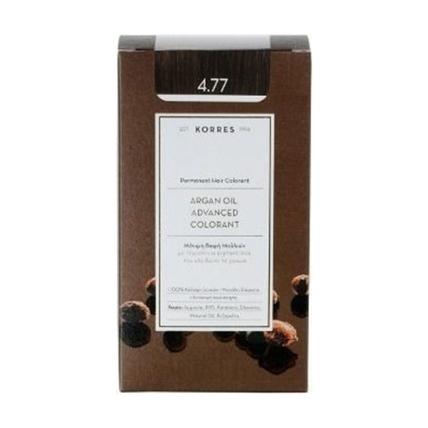 Korres Argan Oil Advanced Colorant Dark Choco σκούρο σοκαλατί ν 4.77