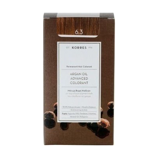 Korres Argan Oil Advanced Colorant Gol/ Hon. Dark Bl. ξανθό σκούρο μέλι ν 6.3