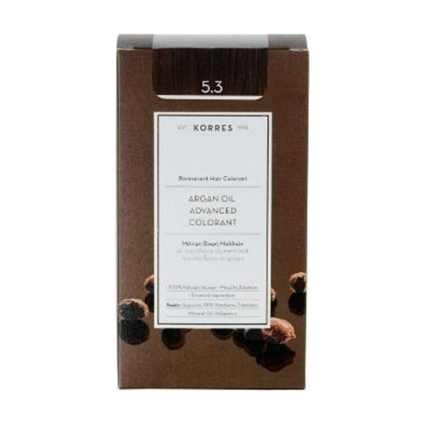 Korres Argan Oil Advanced Colorant Gold/ Hon. L. Br. καστανό ανοιχτό μέλι ν 5.3