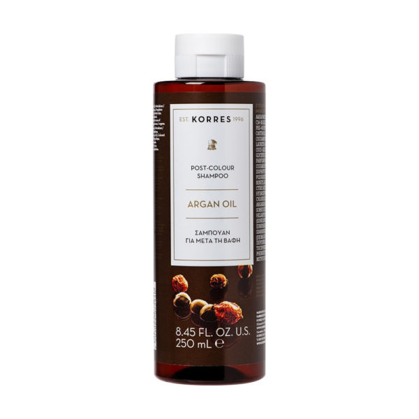 Korres Argan Oil Shampoo 250ml σαμπουάν για μετά τη βαφή