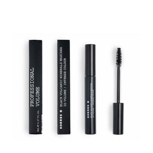 Korres Black Volcanic Mineralsmascara_01 Black μάσκαρα όγκου μαύρη