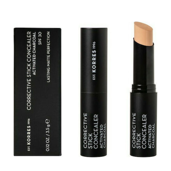 Korres Corrective Stick Concealer Spf 30/Acs3 3.5 G διορθωτικό Concealer με ενεργό άνθρακα