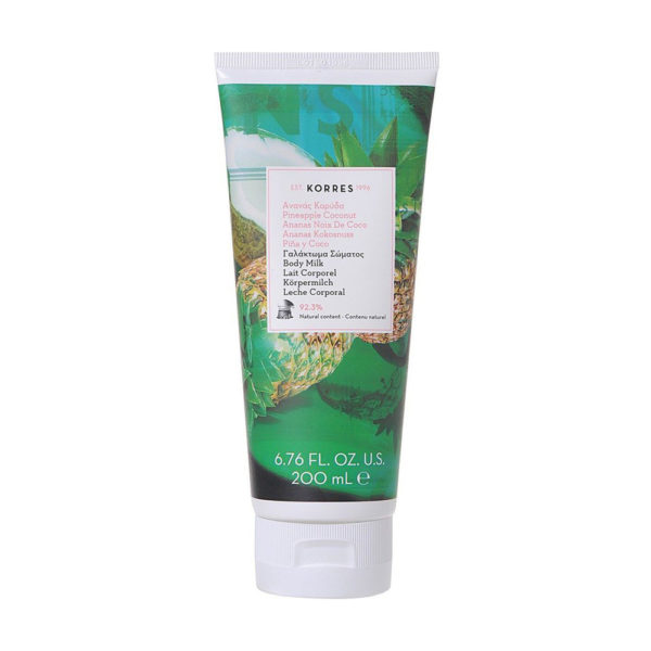 Korres Pineapple Coconut Bodymilk 200ml γαλάκτωμα σώματος ανανάς-καρύδα