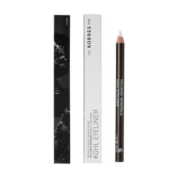 Korres Volcanic Minerals Kohl Eyeliner 03 μολύβι ματιών λευκό
