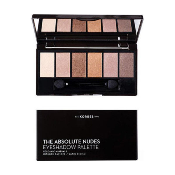 Korres Volcanic Minerals Palete Absolute Nudes παλέτα σκιών για τα μάτια