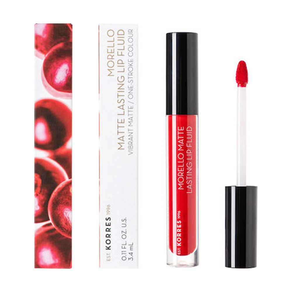 Korresmorello Lip Fluid Red Velvet No53 3.4ml ματ υγρό κραγιόν