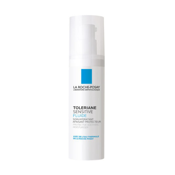 La Roche Posay Toleriane Sensitive Fluide 40ml λεπτόρρευστη ενυδατική κρέμα προσώπου με πρεβιοτικά