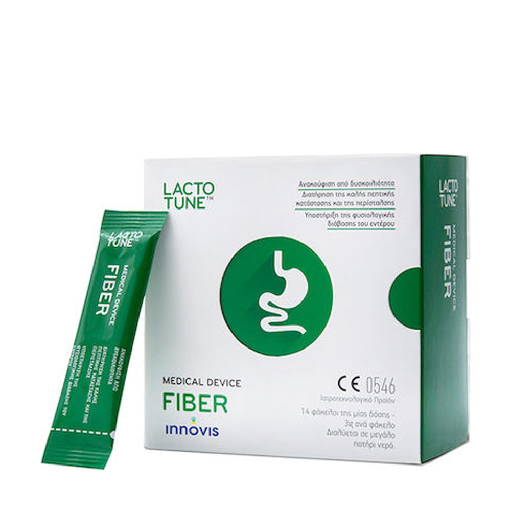 Lactotune Fiber 14 φακελάκια για την ανακούφιση δυσκοιλιότητας