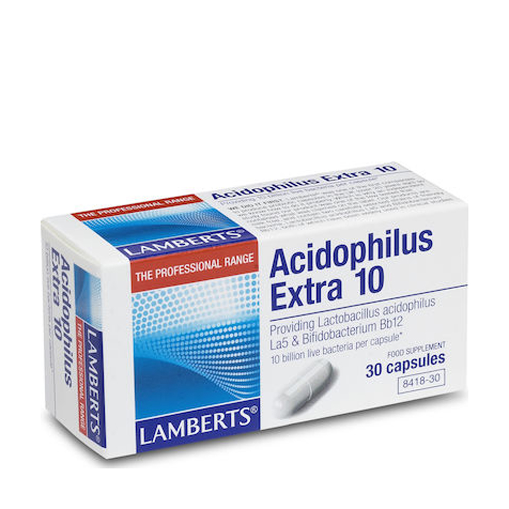 Lamberts Acidophilus Extra10 ( Milk Free) 30 Caps προβιοτικά