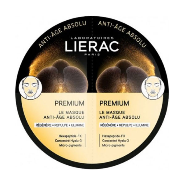 Lierac Duomasques Premium 2x6ml διπλή μάσκα ολικής αντιγήρανσης