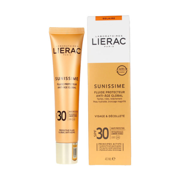 Lierac Sunissime Visage Spf30 Voile Fondant 40ml λεπτόρρευστη αντηλιακή προσώπου S P F30