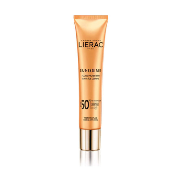 Lierac Sunissime Visage Spf50 + Voile Fondant 40ml λεπτόρρευστη αντιλιακη προσώπου S P F50