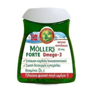 Moller's Forte 60 Caps μουρουνέλαιο