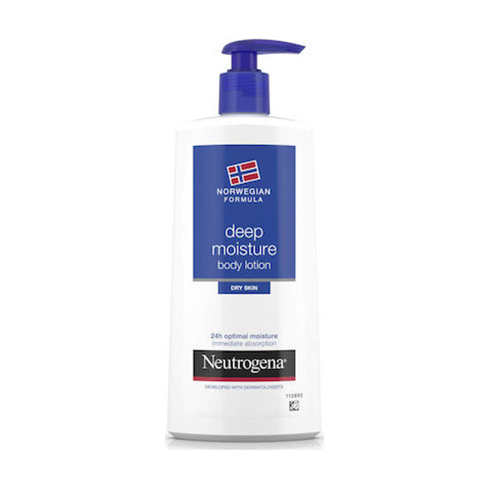 Neutrogena Deepmoist Dry & Sensitive Skin 400ml ενυδατικό γαλάκτωμα για ξηρό δέρμα