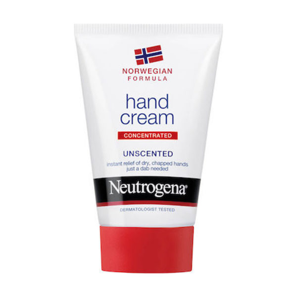 Neutrogena Hand Cream 75ml Unscented κρέμα χεριών χωρίς άρωμα κόκκινη