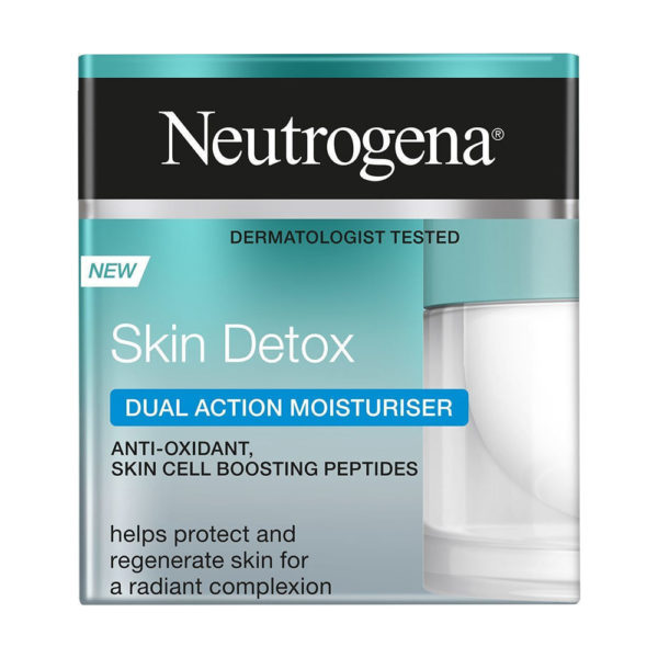 Neutrogena Skin Detox Double Actionmoist 50ml ενυδατική κρέμα προσώπου διπλής δράσης