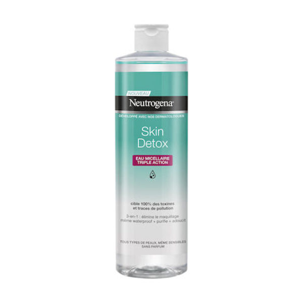 Neutrogena Skin Detoxmicellar 400ml 3 σε 1 μικυλλιακό νερό καθαρισμού