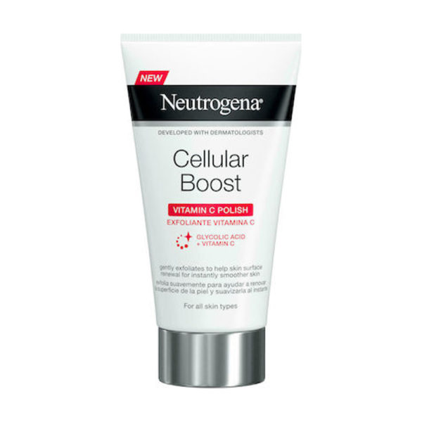 Neutrogena Vref Cellular Boost Polish Vit C 75ml κρέμα απολέπισης προσώπου με βιταμίνη C