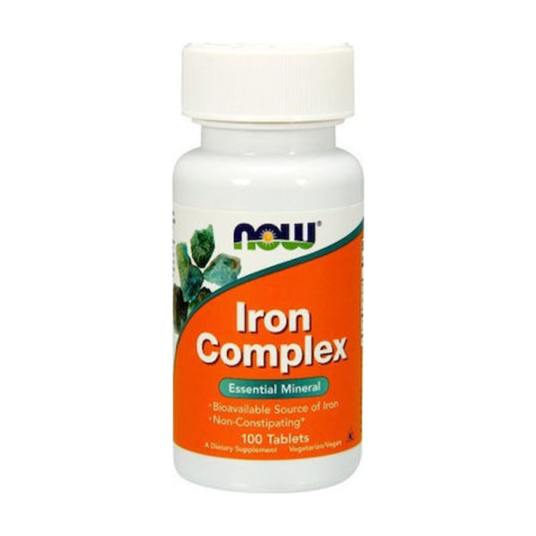 Now Iron Complex Vegetarian 100 Tabs συμπλήρωμα σιδήρου