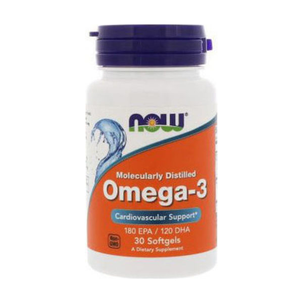 Now Omega -3 1000mg 30 Softgels