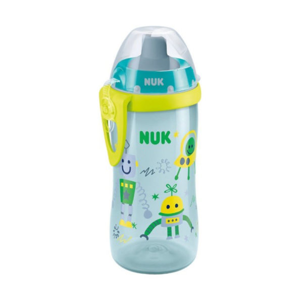 Nuk κύπελο Flexi Cup 300ml με καλαμάκι 18m +