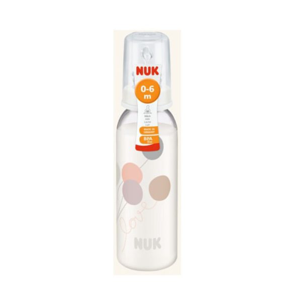 Nuk μπιμπερό Classic Pp 240ml με θηλή Silic.m1