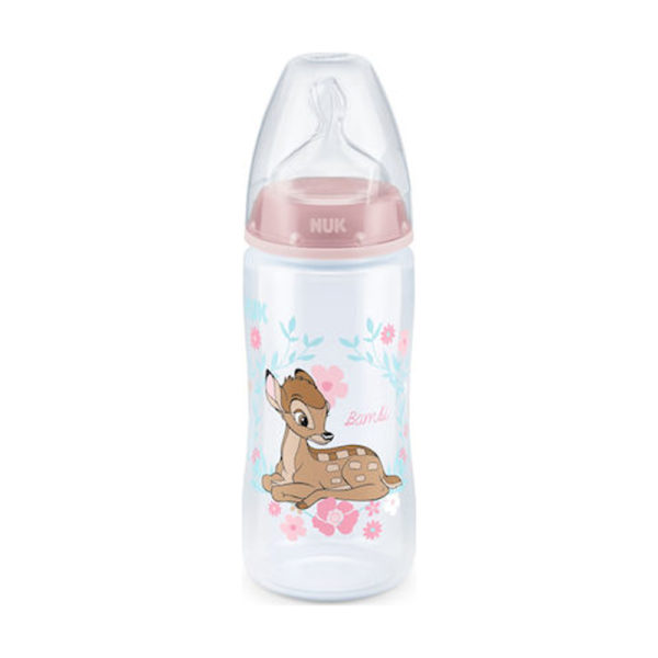 Nuk μπιμπερό F. C. Pp Bambi 300ml με θηλή Sil.m2