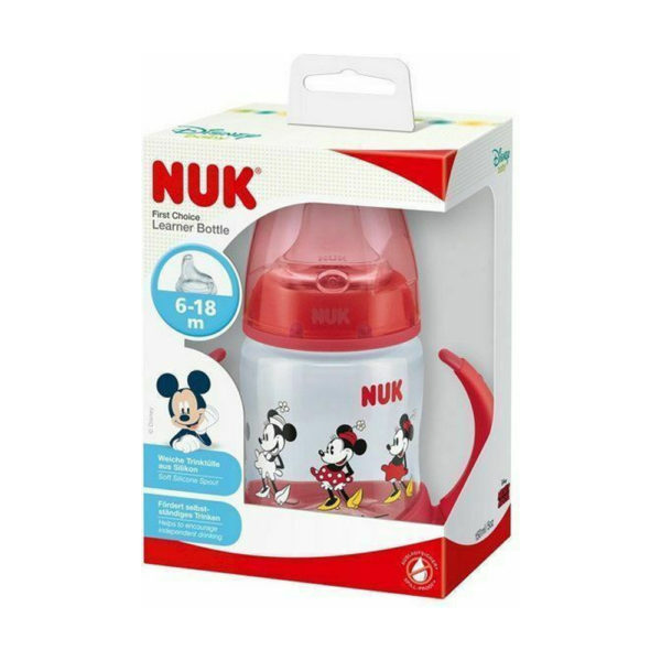 Nuk μπιμπερό F. C. Ppmickey εκπαιδ.150ml με 2 λαβές