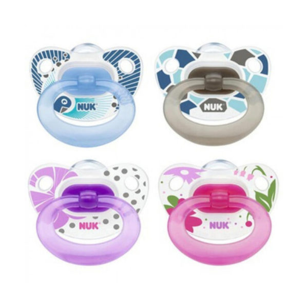 Nuk ψευδοθήλαστρο Happy Days ποικιλία σιλικόνη 16 -36 μηνών