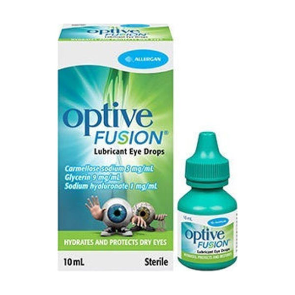 Optive Fusion 10ml λιπαντικές σταγόνες για τη ξηρόφθαλμια