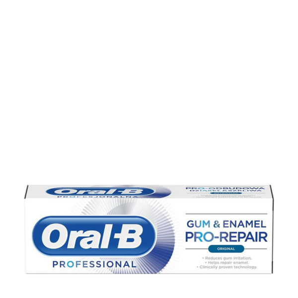 Oral-B Paste Gum & Enamel Original 75ml μείωση ερεθισμών στα ούλα