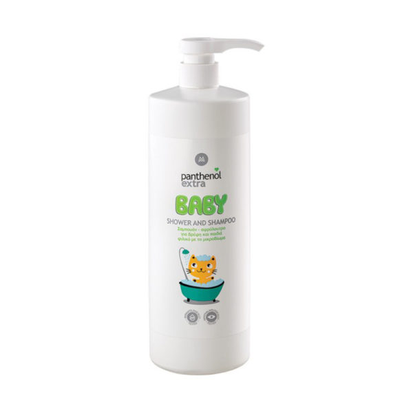 Panthenol Extra Baby Shampoo 2 σε 1 1lt σαμπουάν & αφρόλουτρο για βρέφη & παιδιά