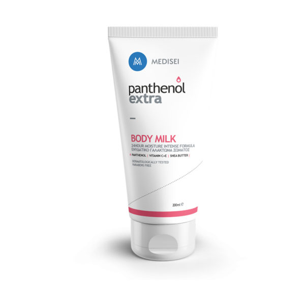 Panthenol Extra Bodymilk 200ml ενυδατικό γαλάκτωμα σώματος 24ωρο