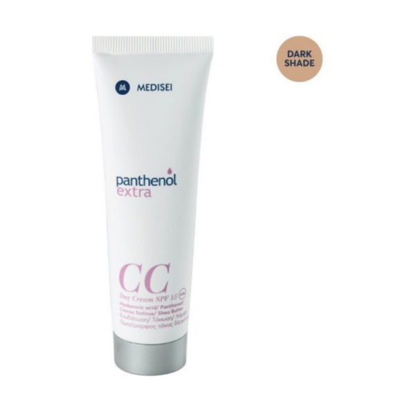 Panthenol Extra Cc Day Cream 15 Spf Dark 50ml κρέμα ενυδάτωσης