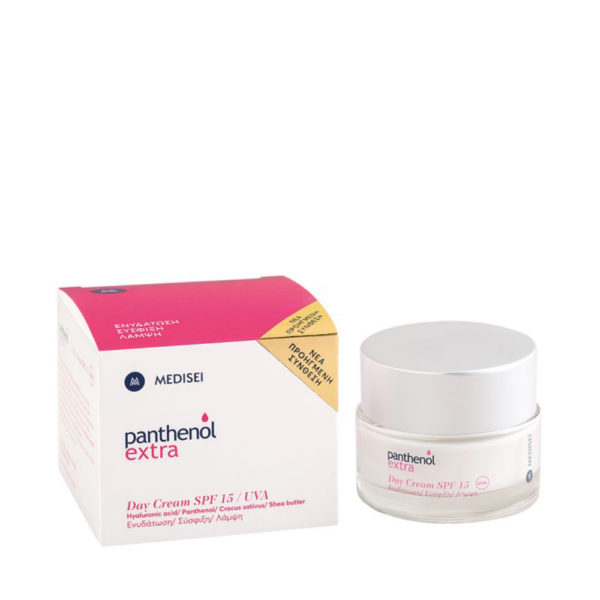 Panthenol Extra Day Cream Spf15 50ml ενυδατική κρέμα ημέρας προσώπου