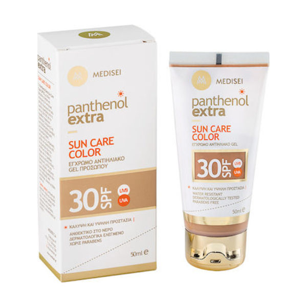 Panthenol Extra Sun Care Color Spf 30 50ml αντηλιακή προσώπου με χρώμα