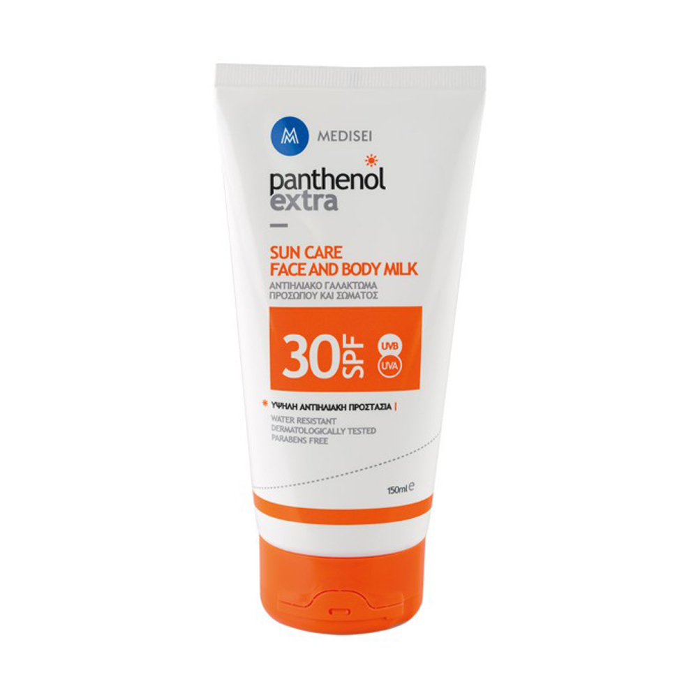 Panthenol Extra Sun Care Face & Bodymilk Spf 30 150ml αντηλιακό γαλάκτωμα προσώπου & σώματος