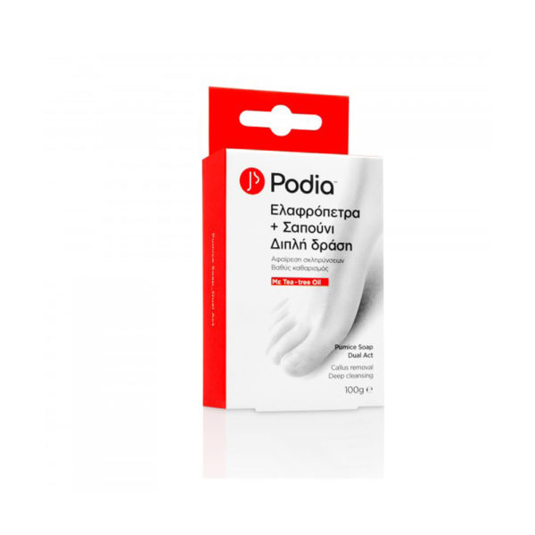 Podia Pumice Soap Dual Act 100gr ελαφρόπετρα & σαπούνι διπλή δράση