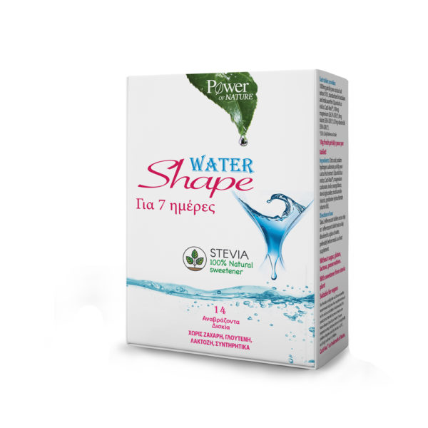 Power Health 7 Days Water Shape Stevia 14 αναβράζοντα δισκία αποτοξίνωσης & αντιμετώπισης κατακράτησης