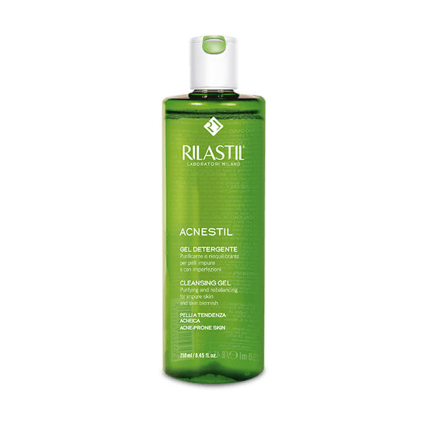 Rilastil Acnestil Cleansing Gel 250ml καθαριστικό τζελ για λιπαρό με τάσεις ακμής δέρμα