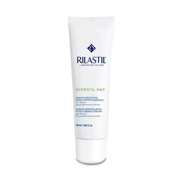 Rilastil Acnestilmat Sebum-Normalizingmoistur Cream 50ml κρέμα για ματ αποτέλεσμα λιπαρού/μεικτόυ δέρματος